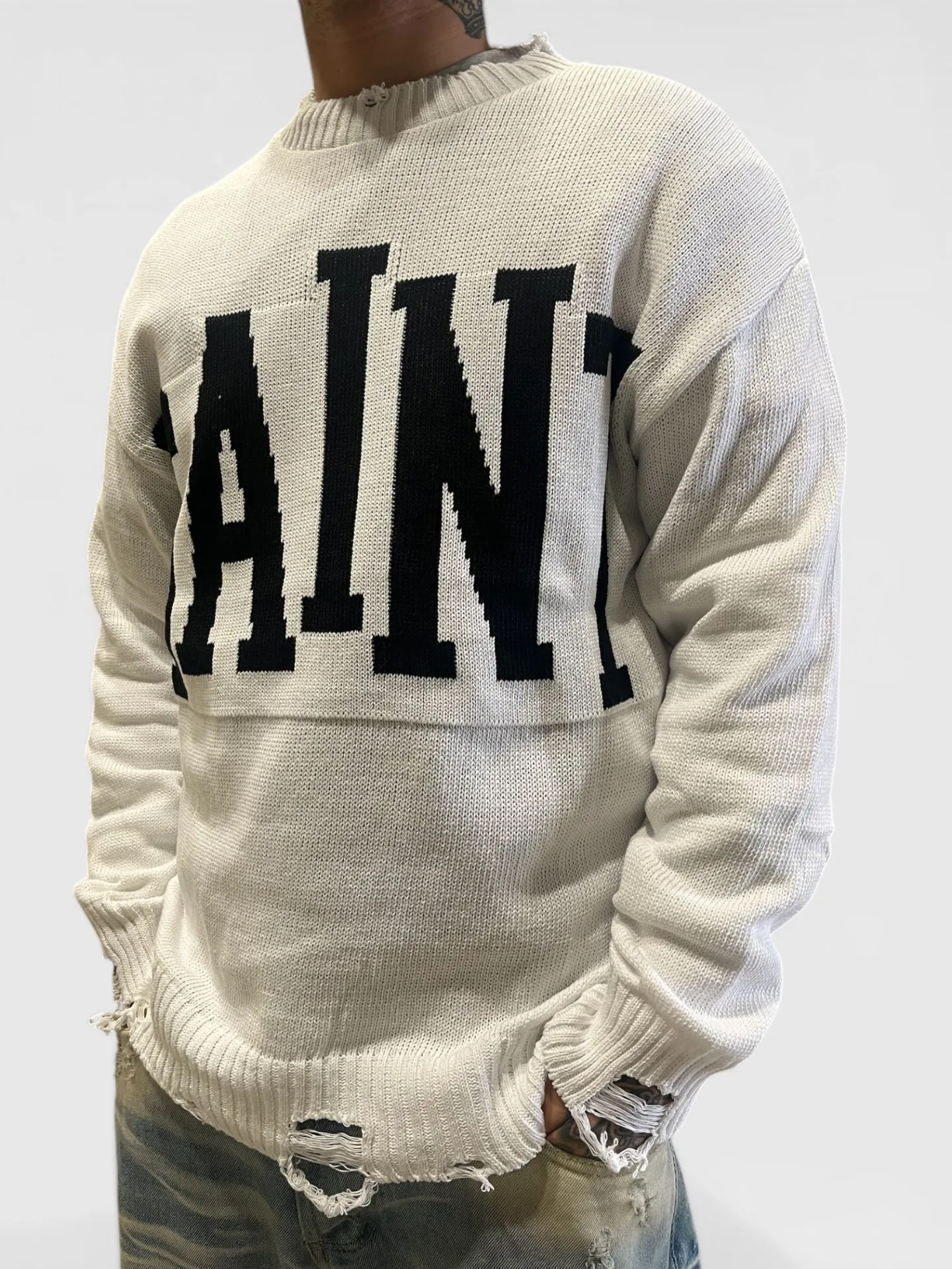 Maglione "Saint" White
