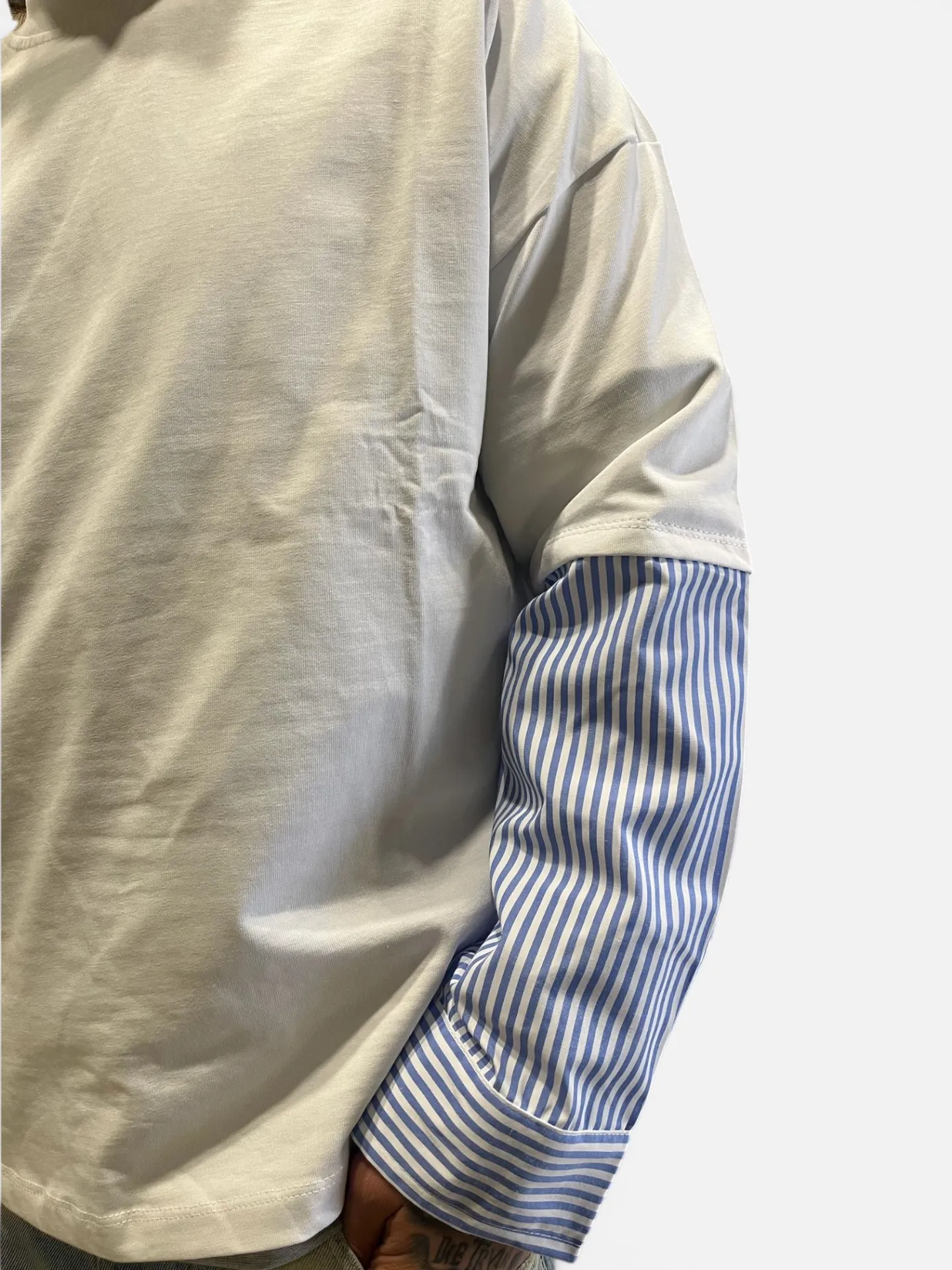 T-shirt "Double Longsleeve" White - Thumb 2