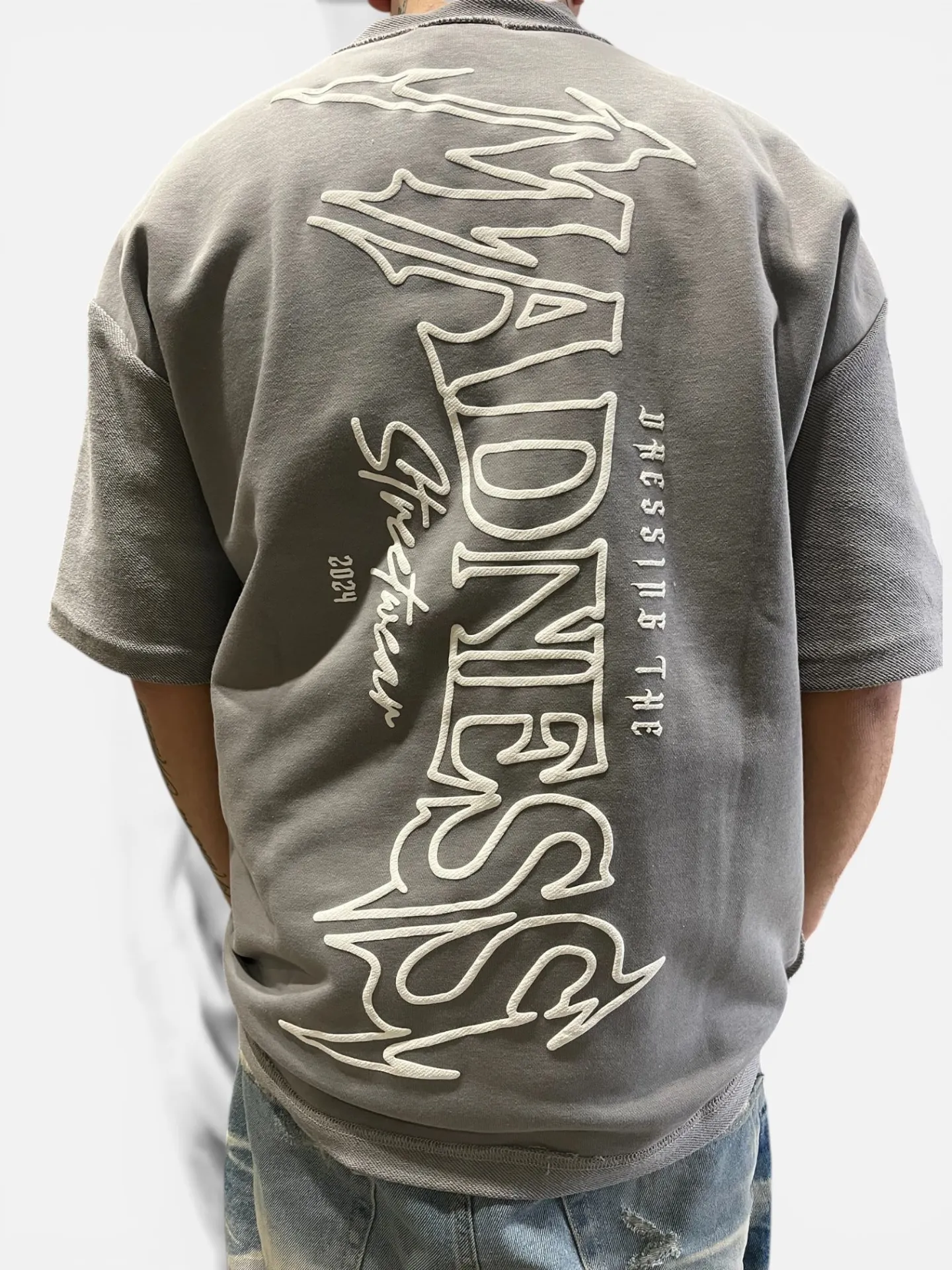 T-Shirt "Madness" Grey - Thumb 2