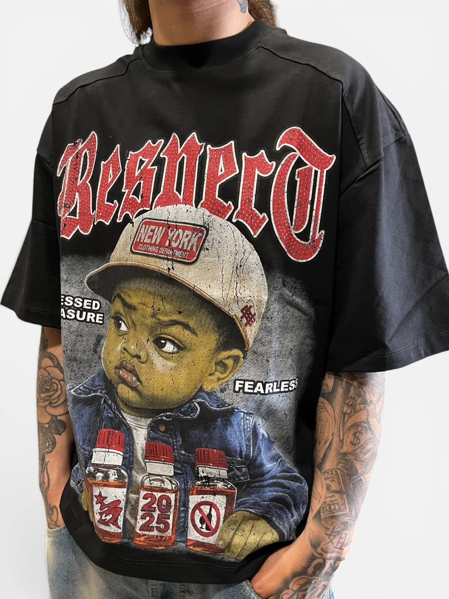 T-Shirt Graphic "Respect NY"