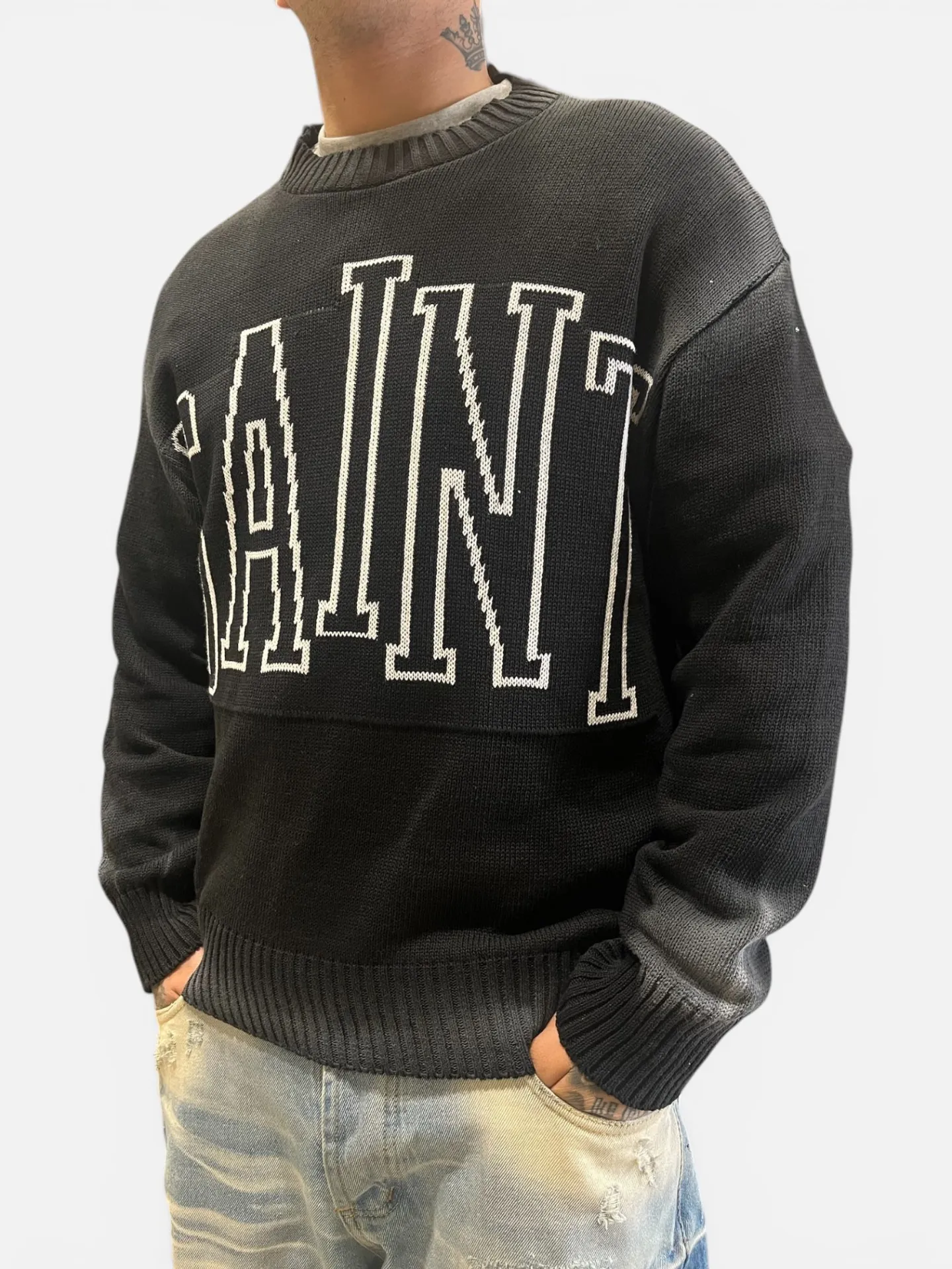 maglione "Saint" black