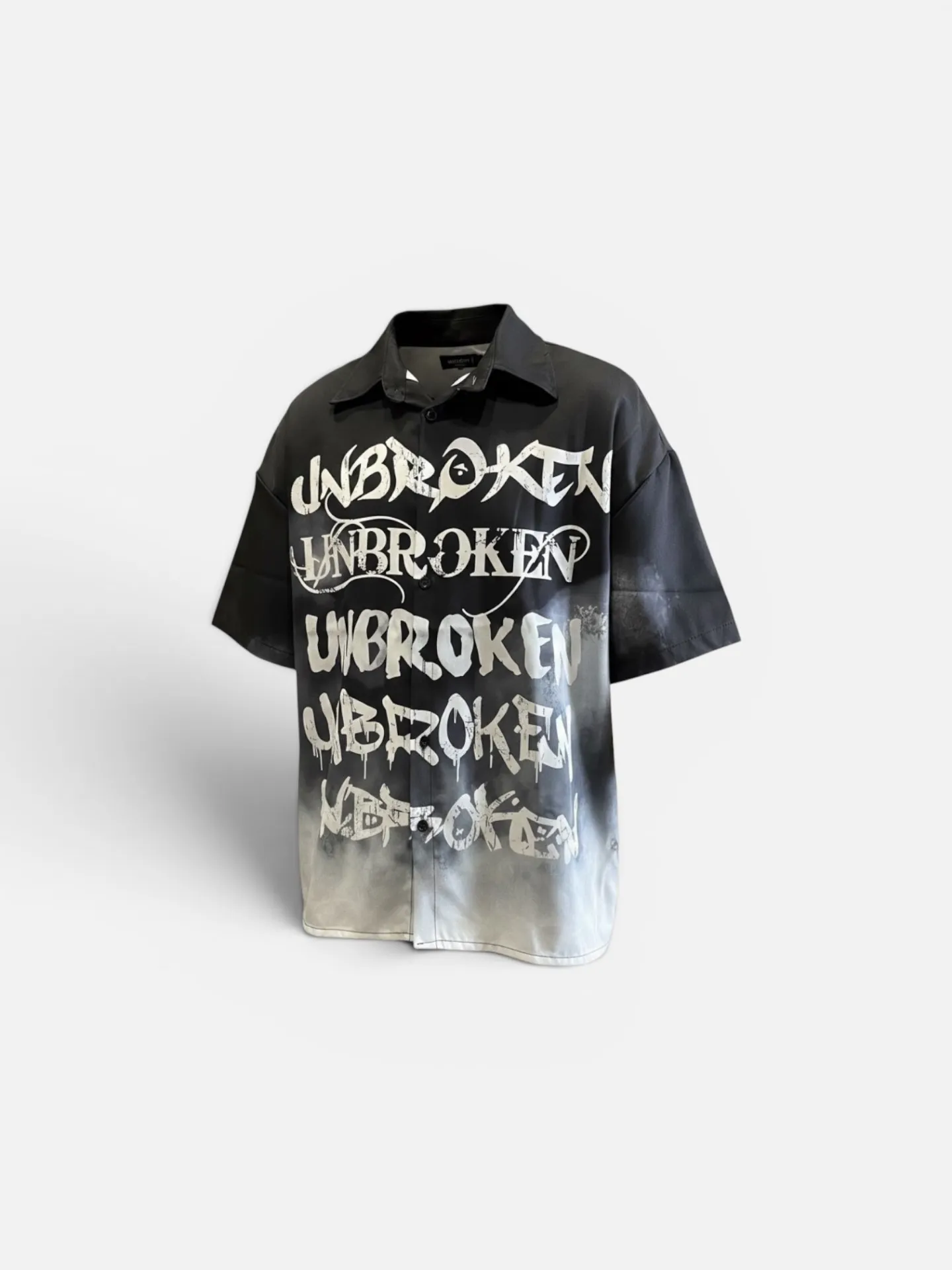 Camicia "Unbroken" Noir Grunge