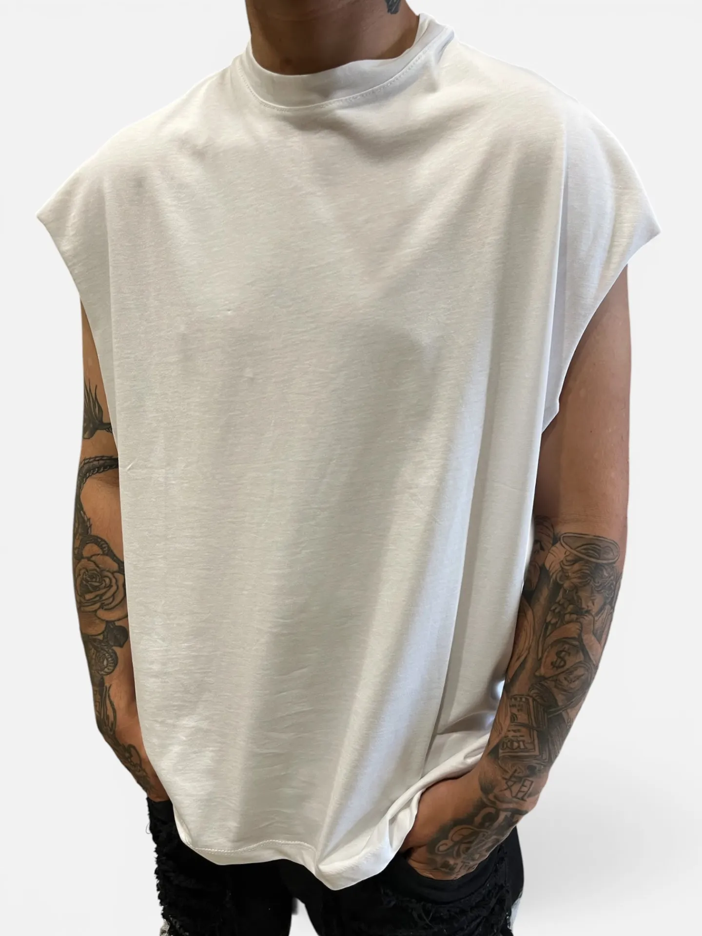 Canotta Streetwear "Vida Loca" - Bianco - Thumb 1