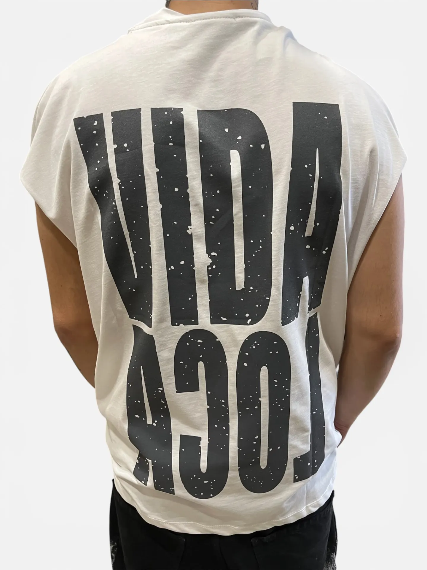 Canotta Streetwear "Vida Loca" - Bianco