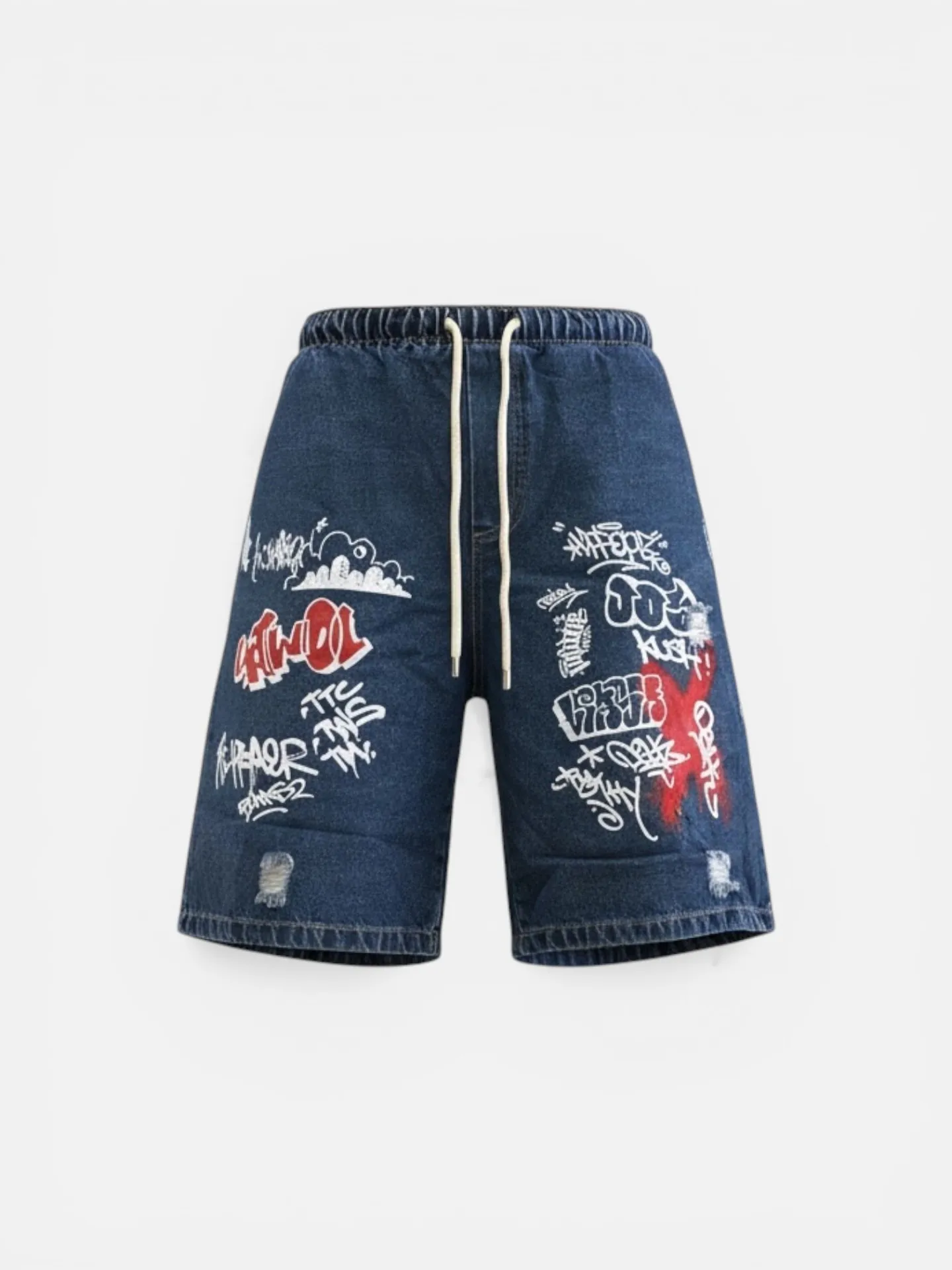 shorts Denim "Graffiti Vibe"