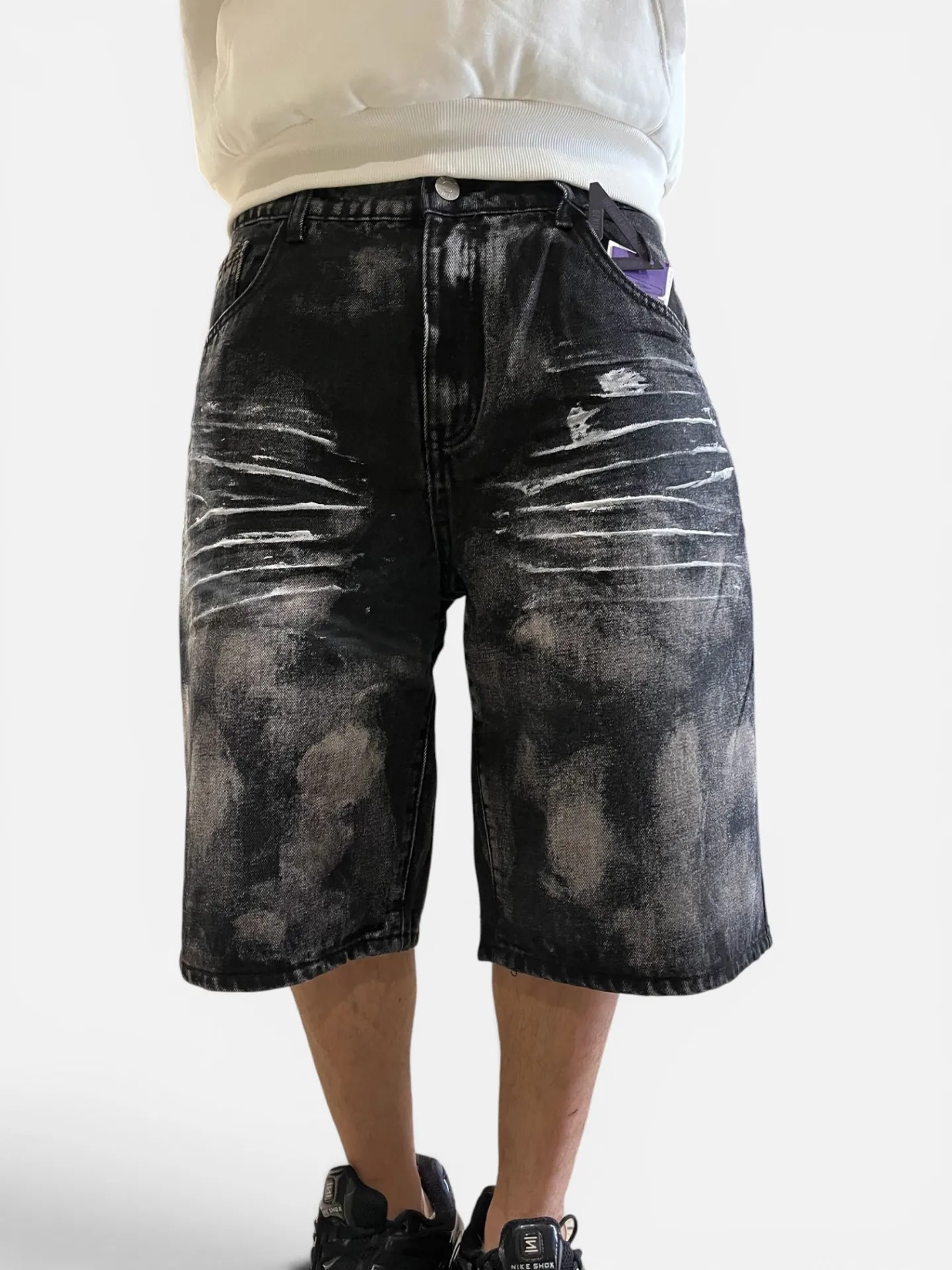 Shorts Jeans "Acid Wash Edgy"