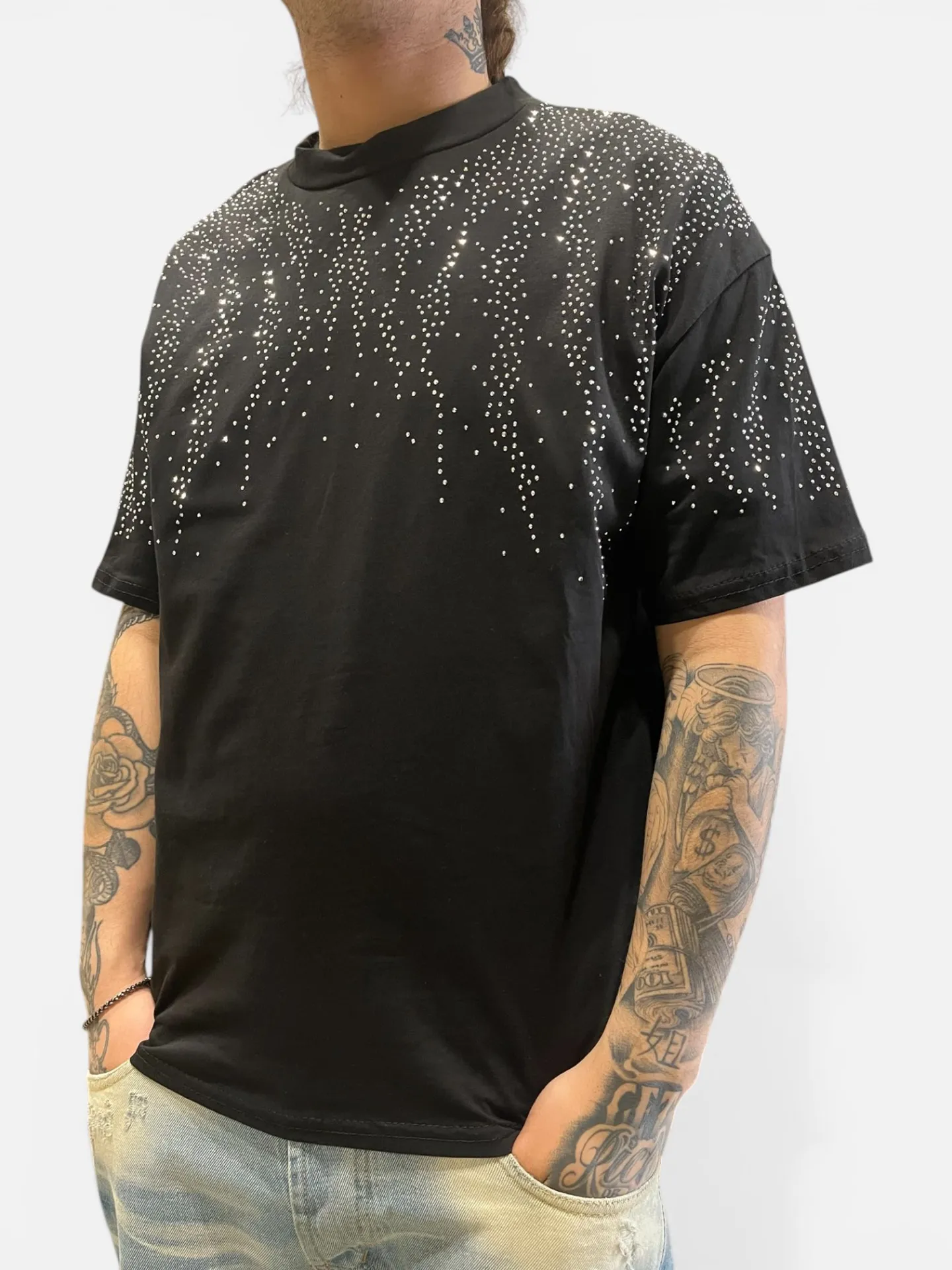 T-shirt "diamond" black - Thumb 2