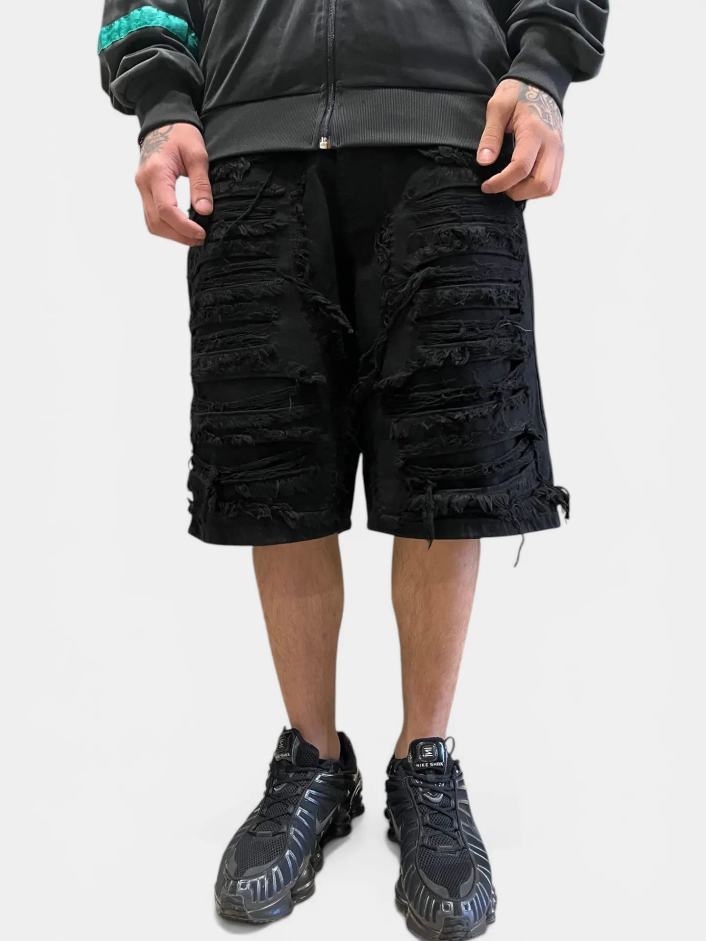 Shorts Denim "Destroyed Ritual" - Thumb 1