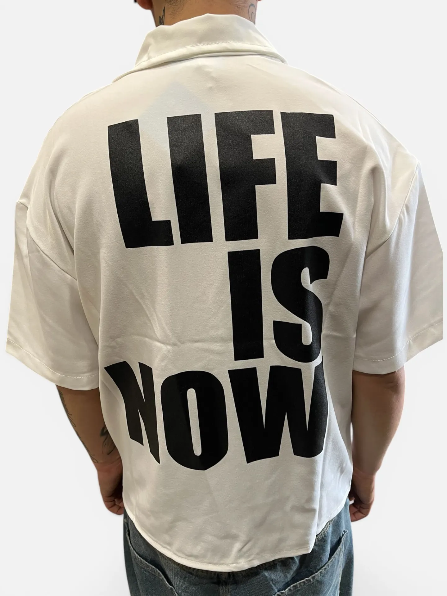 Camicia "Life Is Now"