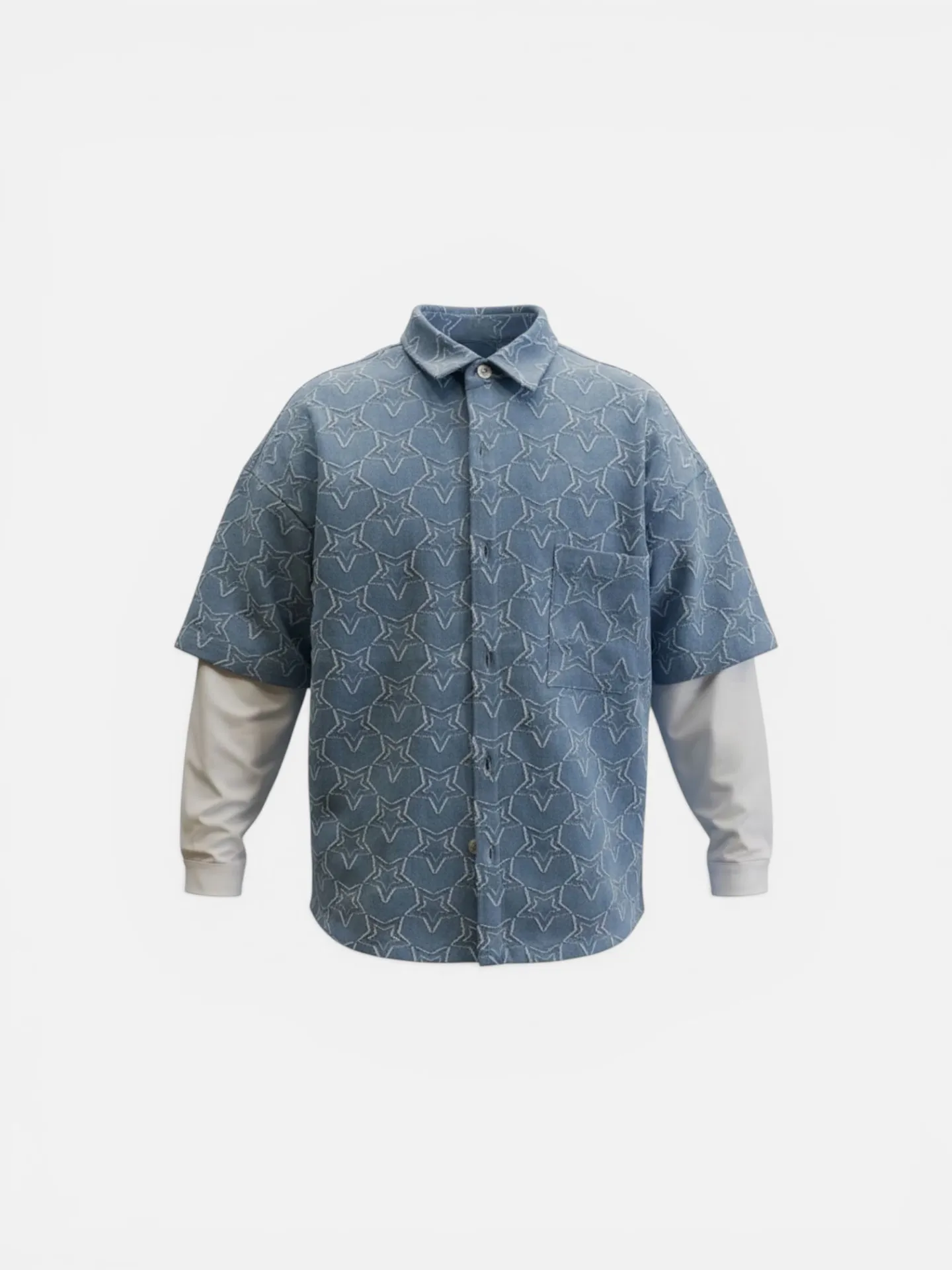 camicia "Double Longsleeve" jeans 