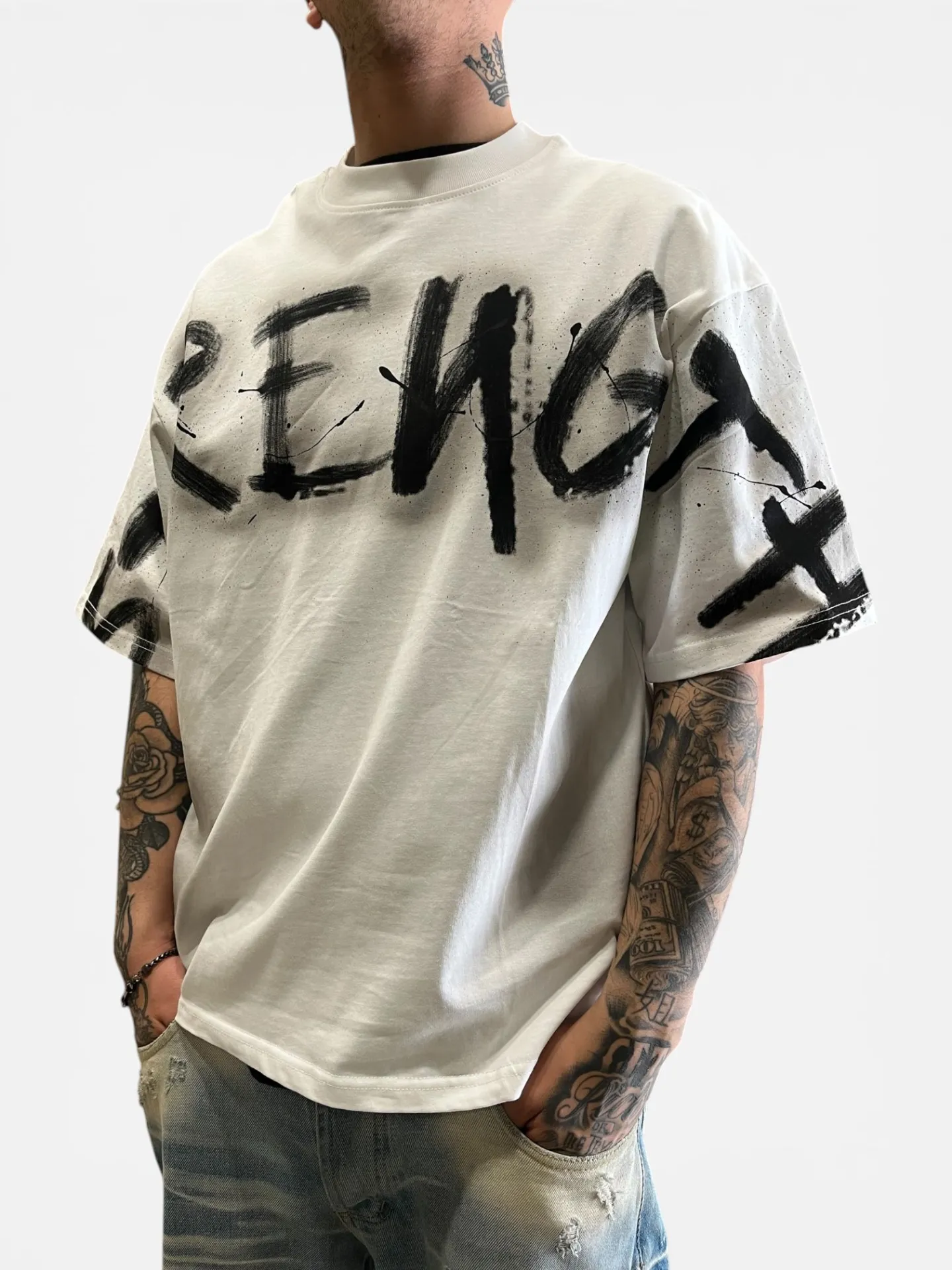 T-shirt "Strength" White  - Thumb 1