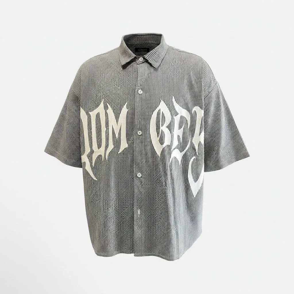 Camicia Oversize Gothic "Vichy"