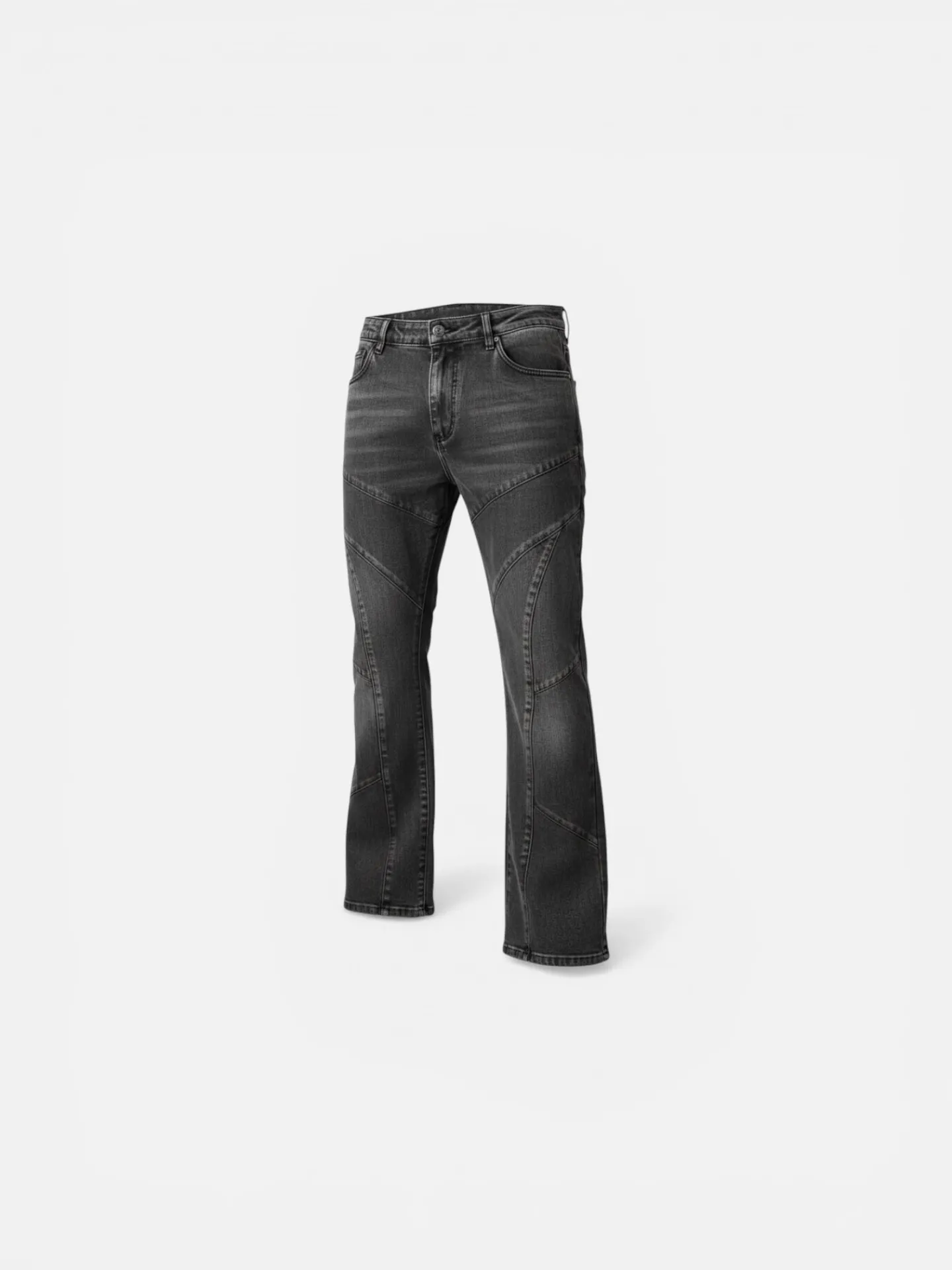 jeans "flared" grey