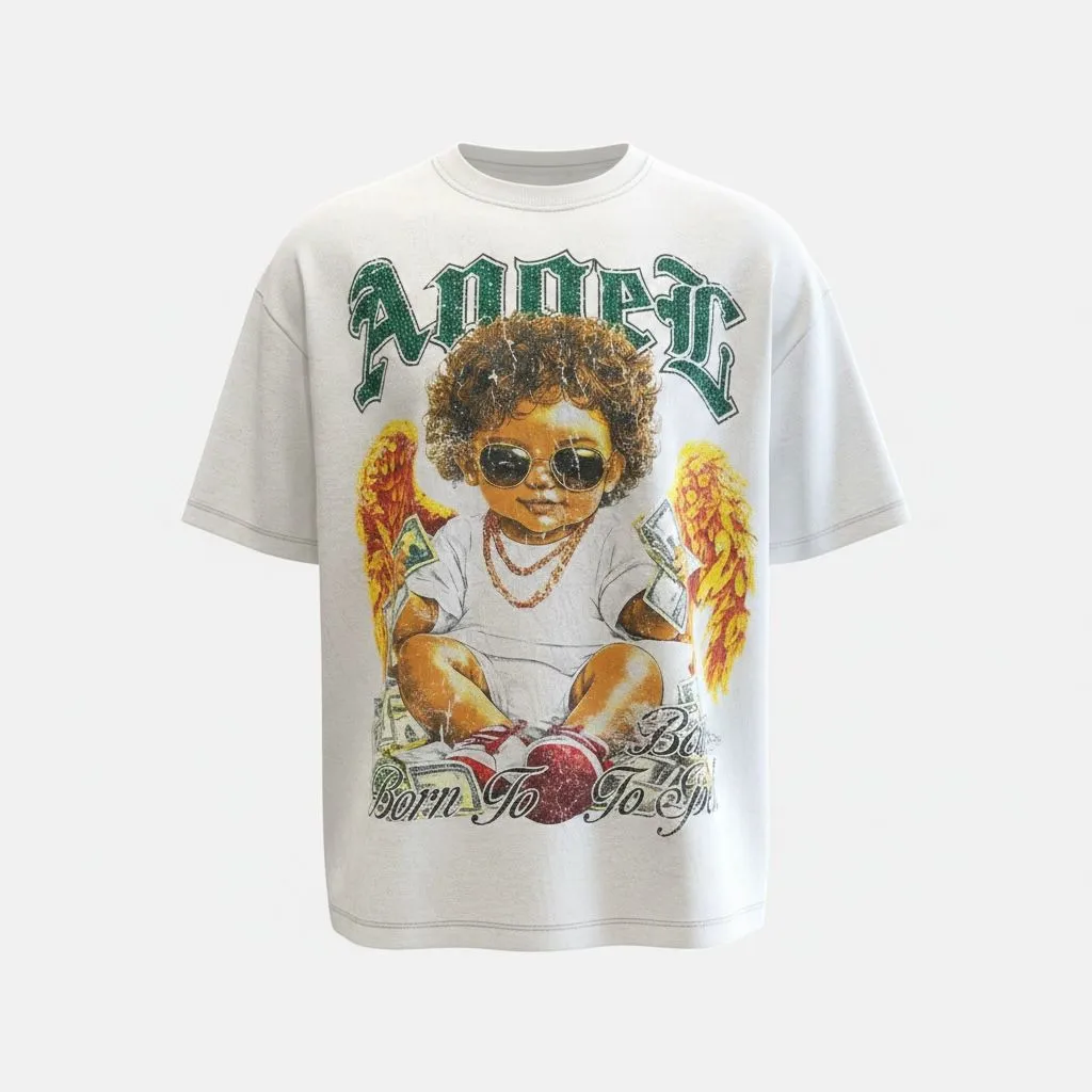 T-shirt 'Hustler Angel' Oversize - Thumb 1